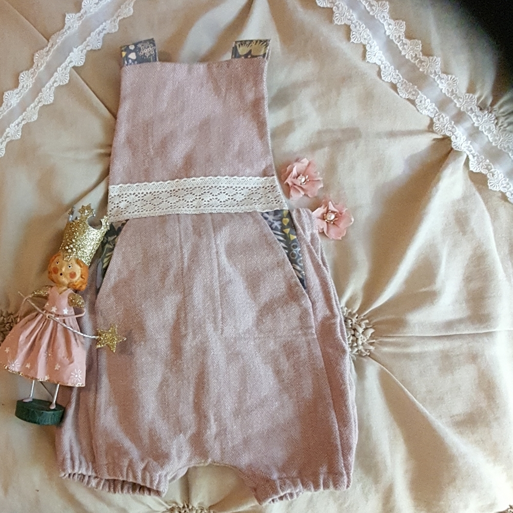 Blush pink romper